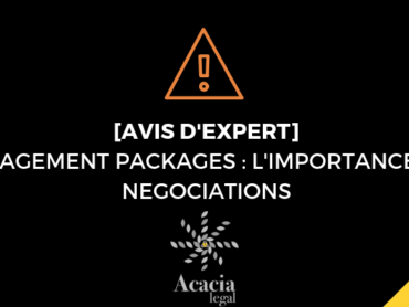 MANAGEMENT PACKAGES : L'IMPORTANCE DES NEGOCIATIONS