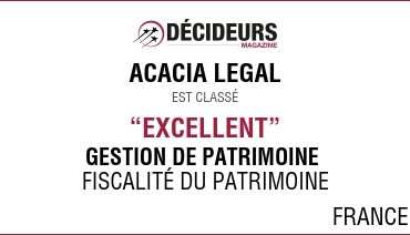 EXCELLENTE RENTREE POUR ACACIA LEGAL